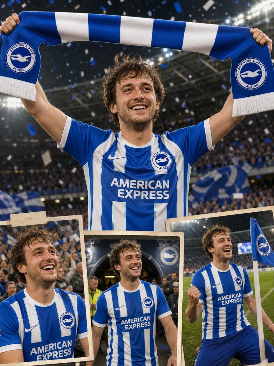 Brighton fan celebration poster