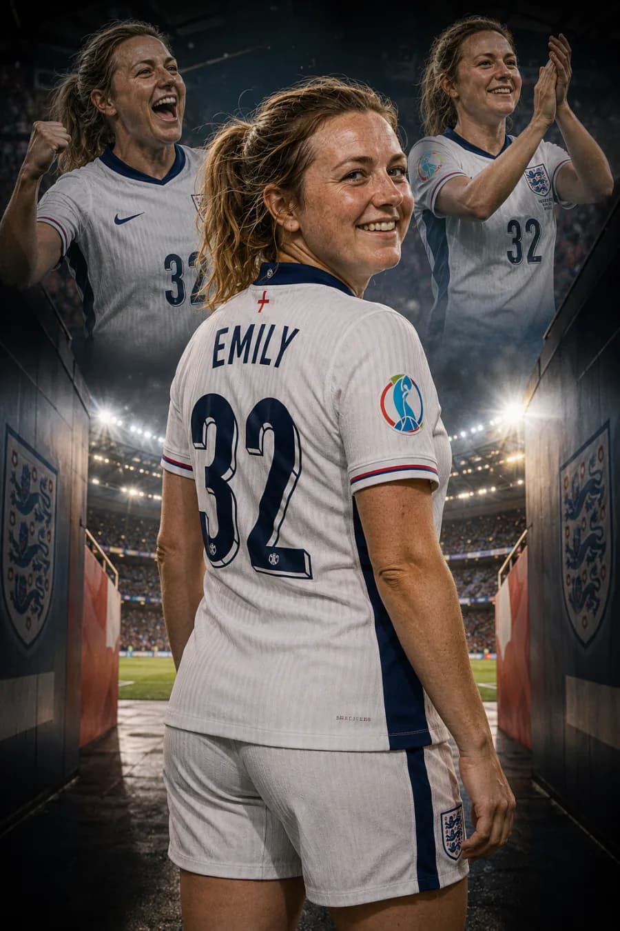 England fan celebration poster